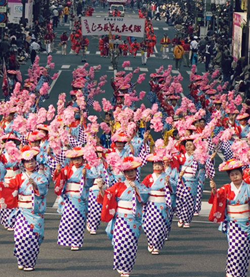 图片：博多咚打鼓节