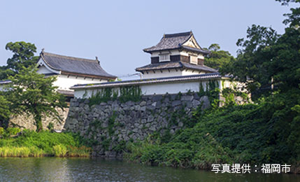 画像：福岡城跡